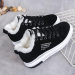 รองเท้าผ้าใบ Fashion Sneakers Platform Snow Boots Big Size WSN324